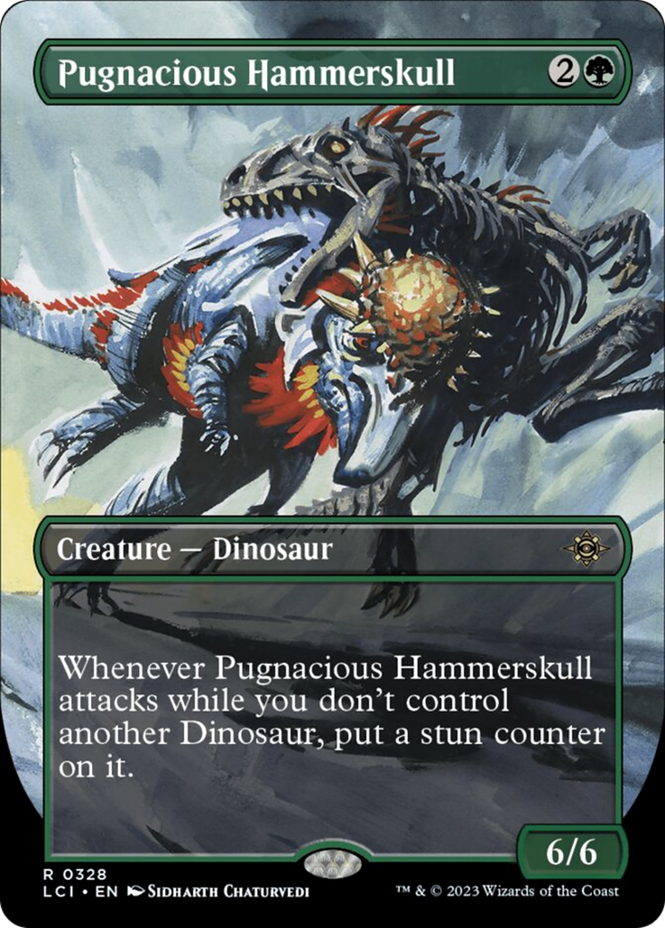 Pugnacious Hammerskull (Borderless) [The Lost Caverns of Ixalan] | Rock City Comics