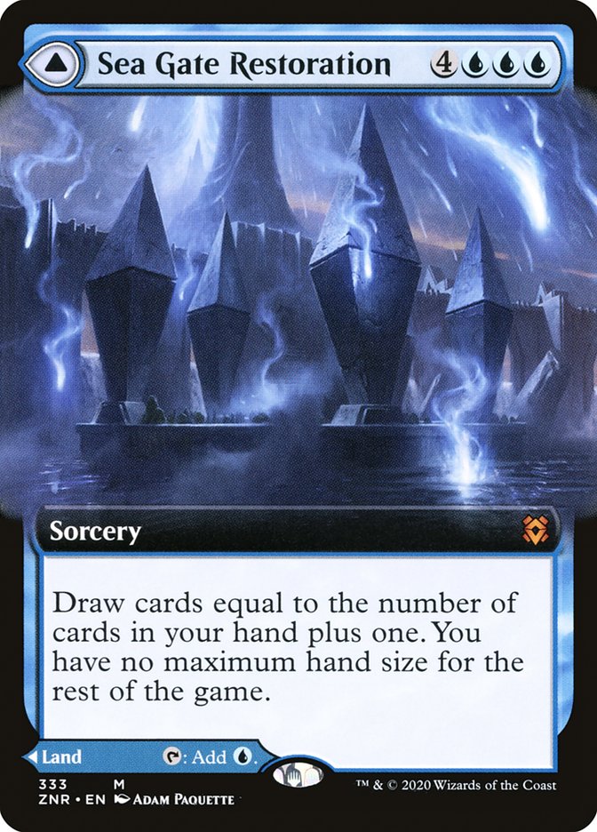 Sea Gate Restoration // Sea Gate, Reborn (Extended Art) [Zendikar Rising] | Rock City Comics