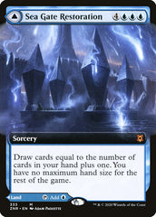 Sea Gate Restoration // Sea Gate, Reborn (Extended Art) [Zendikar Rising] | Rock City Comics