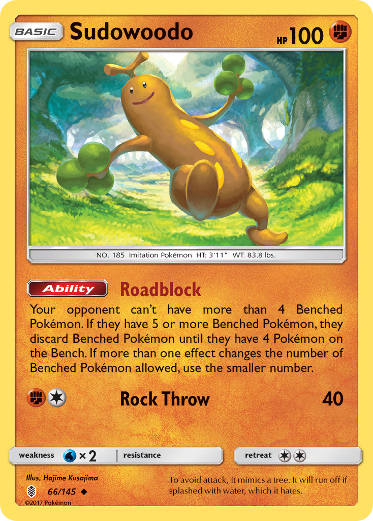 Sudowoodo (66/145) [Sun & Moon: Guardians Rising] | Rock City Comics