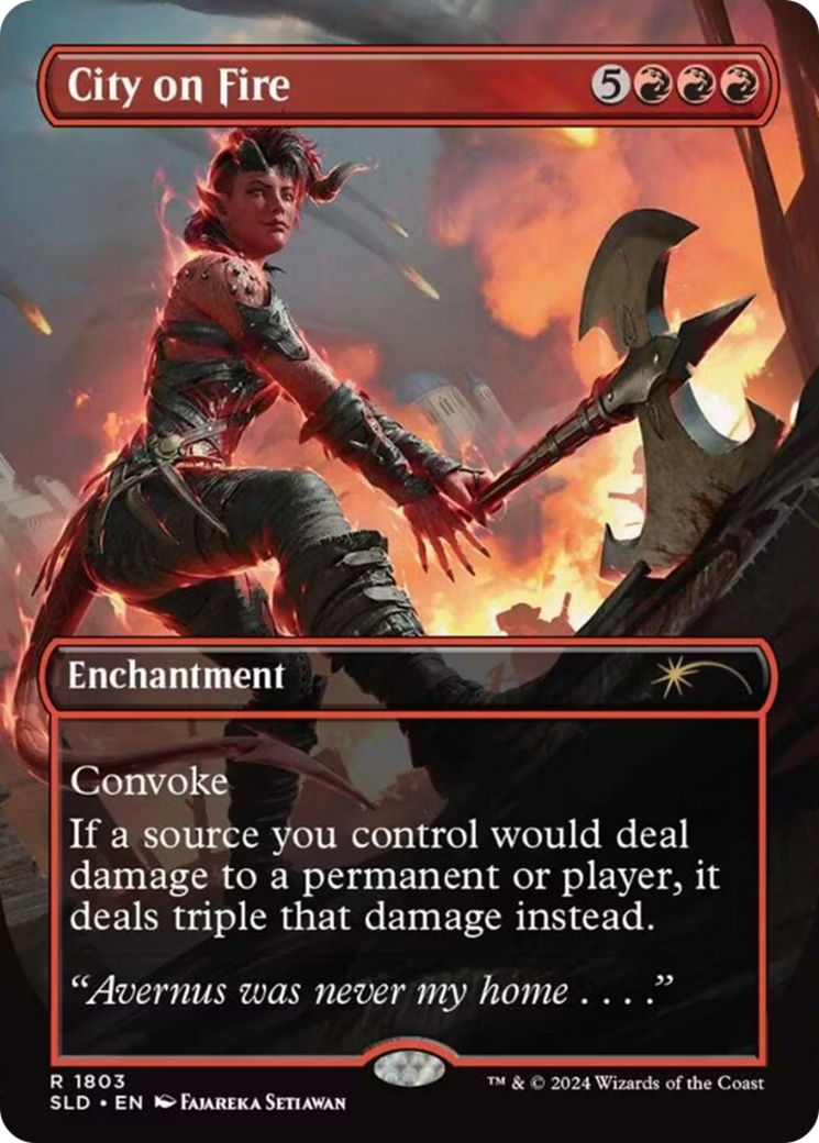 City on Fire [Secret Lair Drop Series] | Rock City Comics