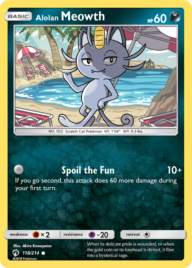 Alolan Meowth (118/214) [Sun & Moon: Lost Thunder] | Rock City Comics