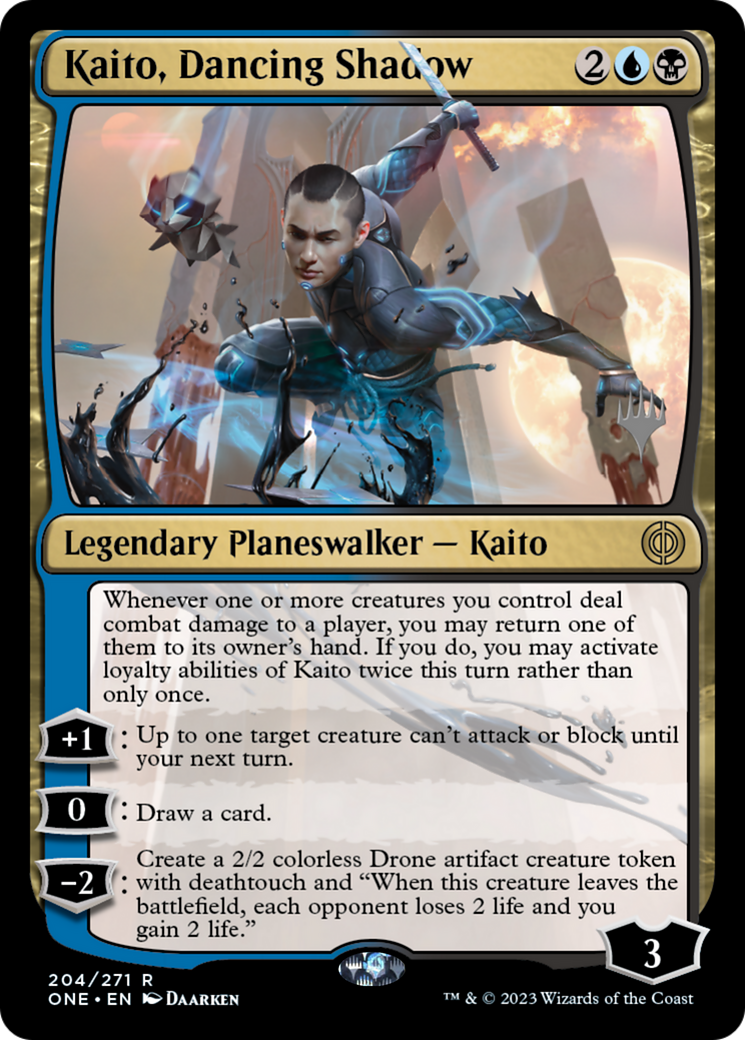 Kaito, Dancing Shadow (Promo Pack) [Phyrexia: All Will Be One Promos] | Rock City Comics
