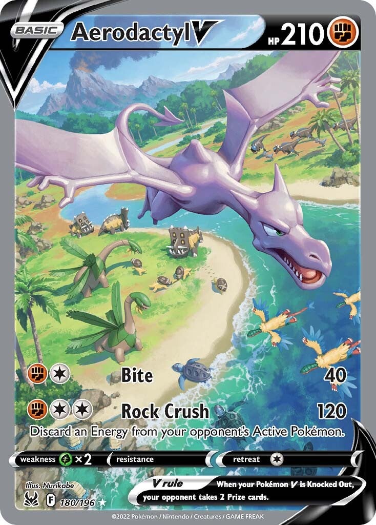 Aerodactyl V (180/196) [Sword & Shield: Lost Origin] | Rock City Comics