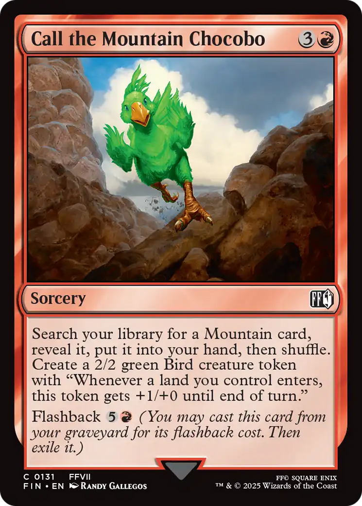 Call the Mountain Chocobo [FINAL FANTASY] | Rock City Comics