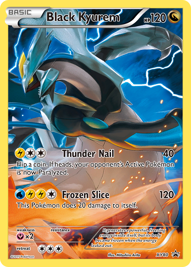 Black Kyurem (XY80) (Full Art Promo) [XY: Black Star Promos] | Rock City Comics