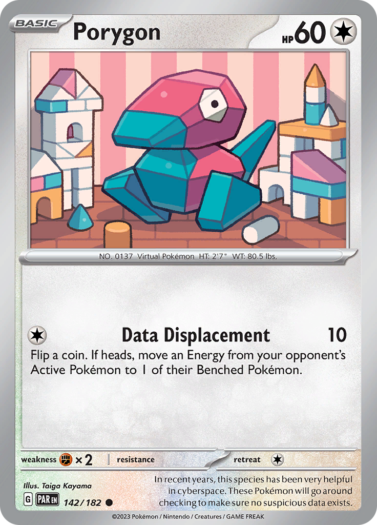 Porygon (142/182) [Scarlet & Violet: Paradox Rift] | Rock City Comics