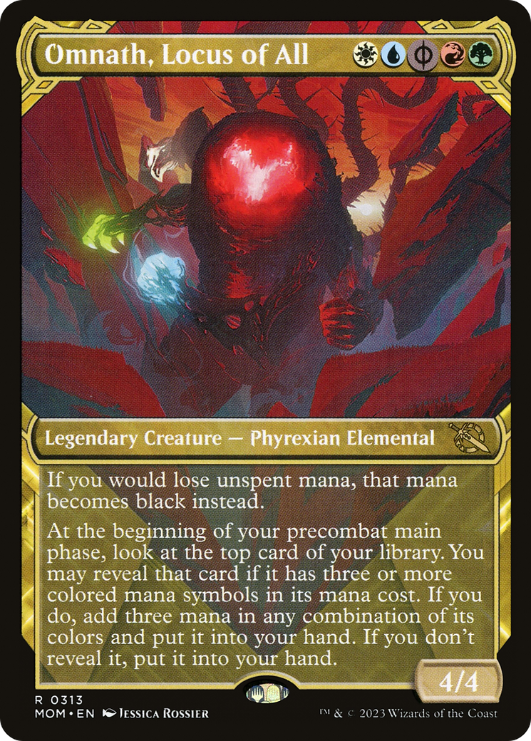 Omnath, Locus of All (Showcase Planar Booster Fun) [March of the Machine] | Rock City Comics