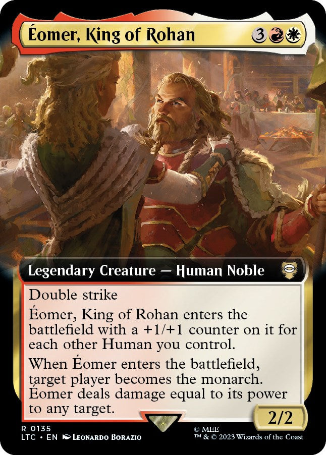 Eomer, King of Rohan (Extended Art) [The Lord of the Rings: Tales of Middle-Earth Commander] | Rock City Comics