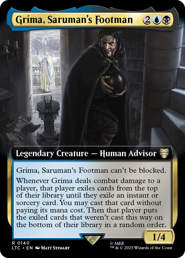 Grima, Saruman's Footman (Extended Art) [The Lord of the Rings: Tales of Middle-Earth Commander] | Rock City Comics