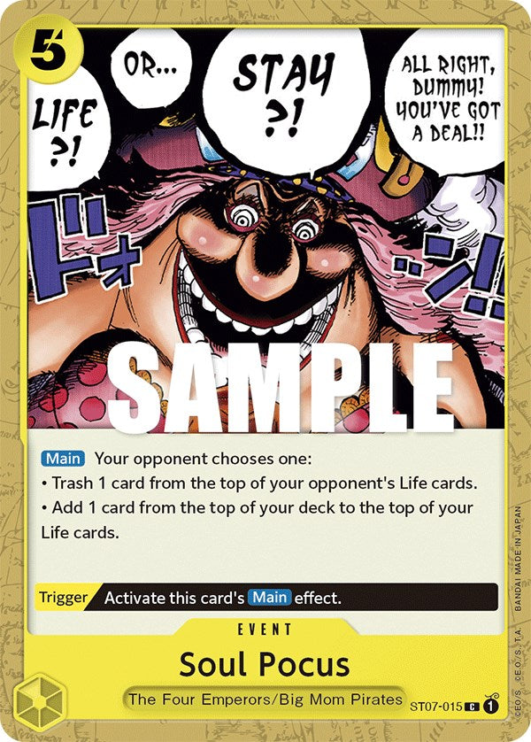 Soul Pocus [Starter Deck: Big Mom Pirates] | Rock City Comics