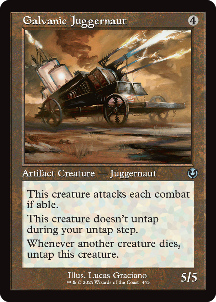 Galvanic Juggernaut (Retro Frame) [Innistrad Remastered] | Rock City Comics