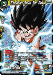 Explosive Spirit Son Goku (Championship Selection Pack 2023 Vol.2) (Silver Foil) (BT3-088) [Tournament Promotion Cards] | Rock City Comics