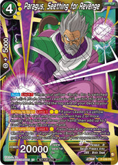 Paragus, Seething for Revenge (Championship Selection Pack 2023 Vol.2) (Gold-Stamped Silver Foil) (P-539) [Tournament Promotion Cards] | Rock City Comics