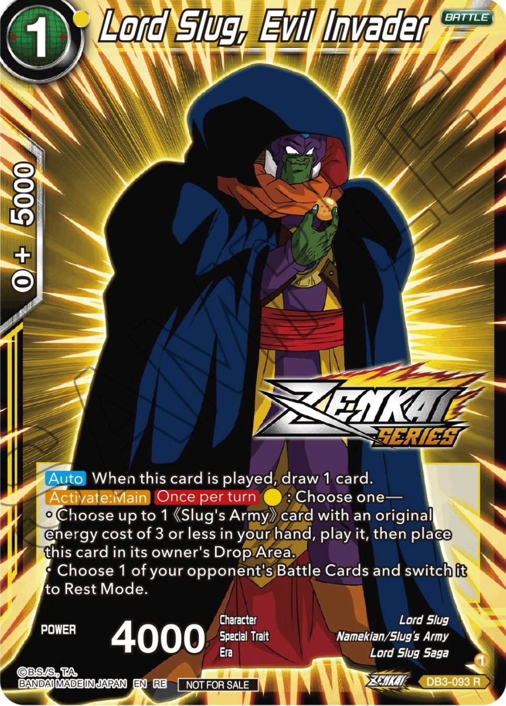 Lord Slug, Evil Invader (Event Pack 12) (DB3-093) [Tournament Promotion Cards] | Rock City Comics