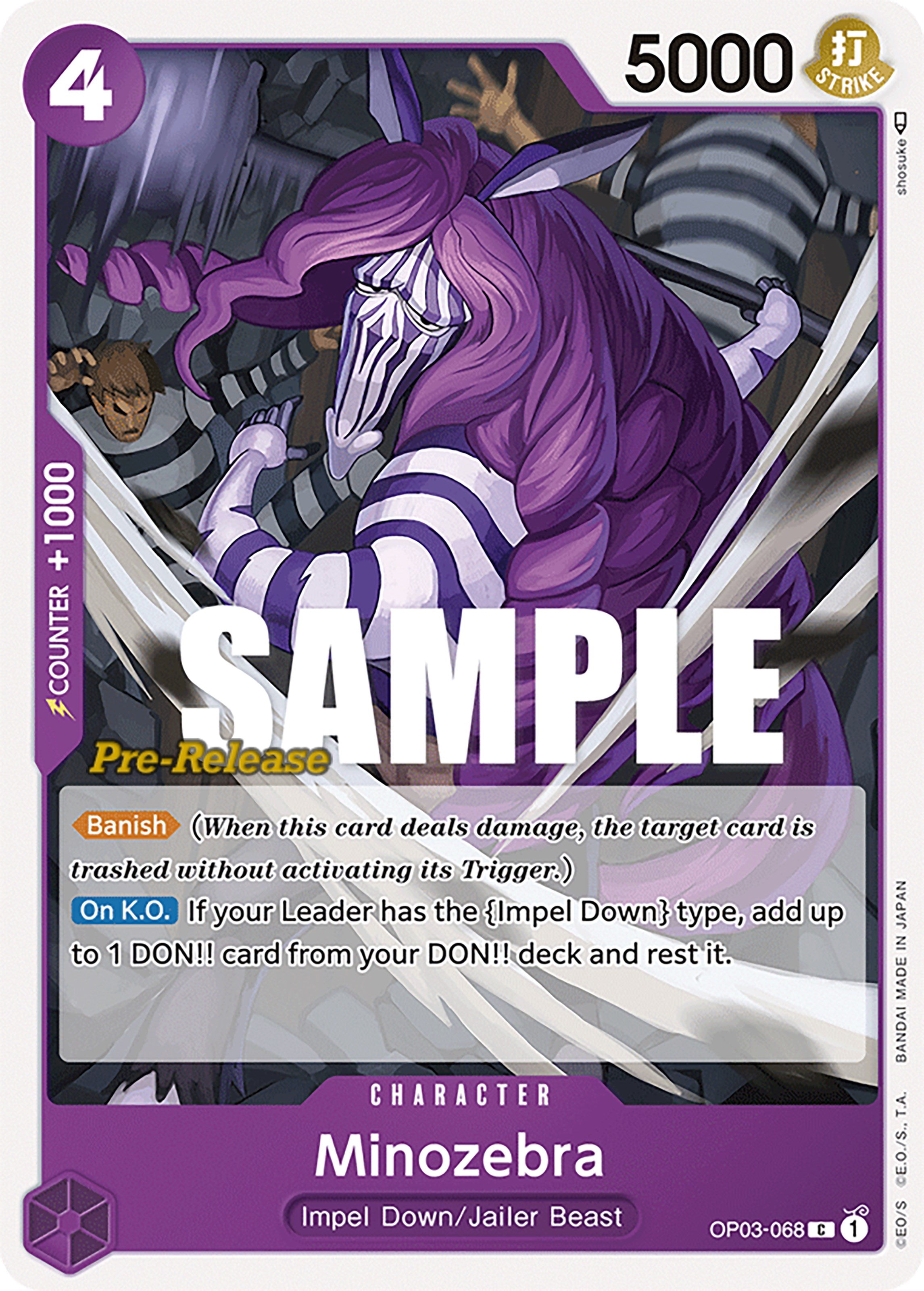 Minozebra [Pillars of Strength Pre-Release Cards] | Rock City Comics