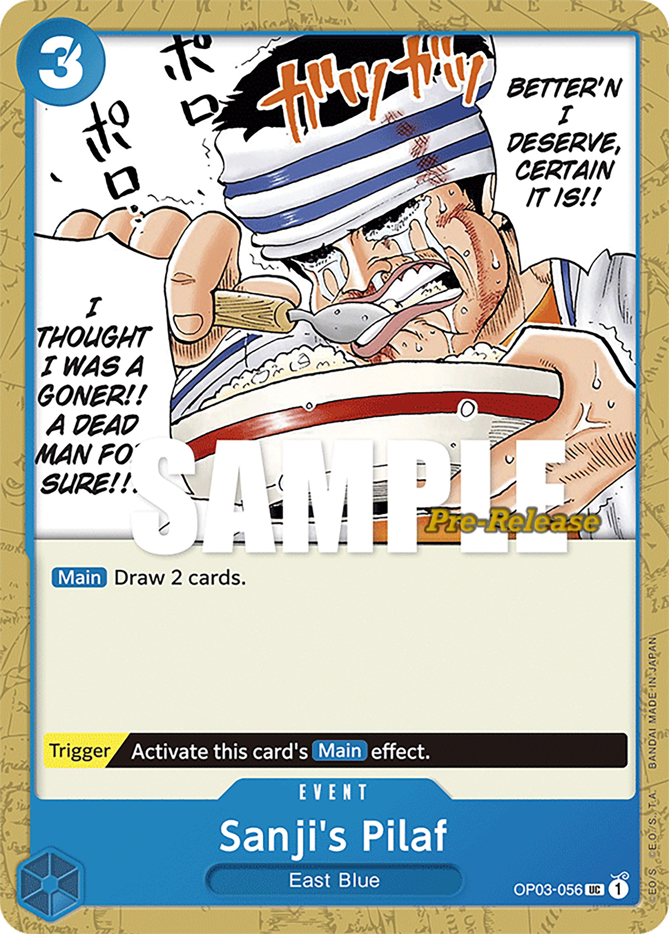 Sanji's Pilaf [Pillars of Strength Pre-Release Cards] | Rock City Comics