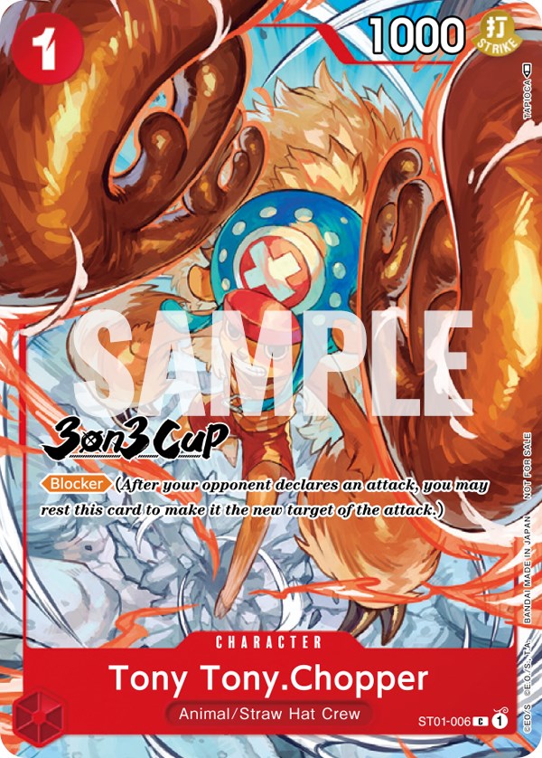 Tony Tony.Chopper (3-on-3 Cup) [Participant] [One Piece Promotion Cards] | Rock City Comics