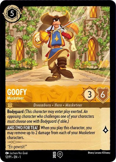Goofy - Musketeer (12/P1) [Promo Cards] | Rock City Comics