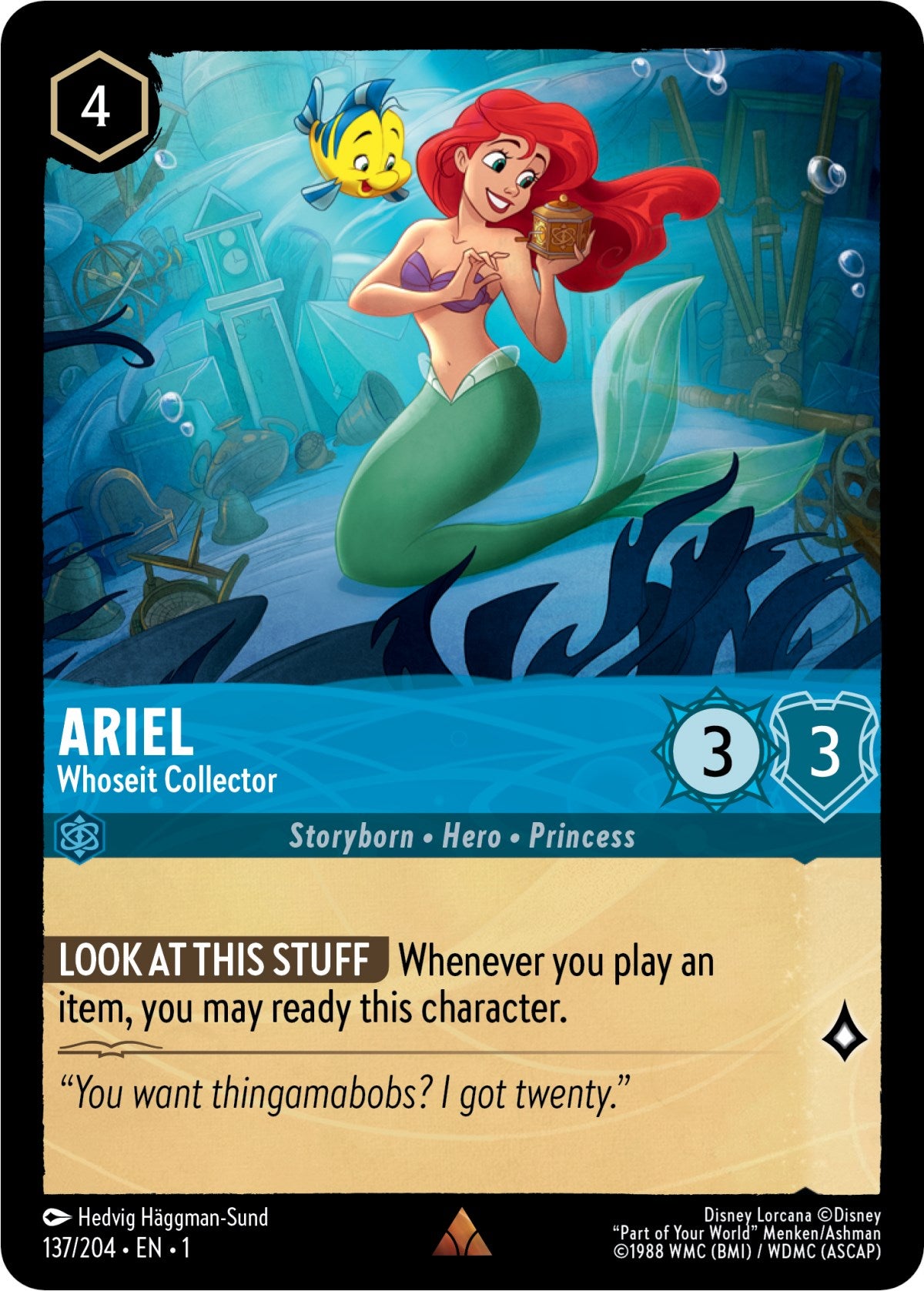 Ariel - Whoseit Collector (137/204) [The First Chapter] | Rock City Comics