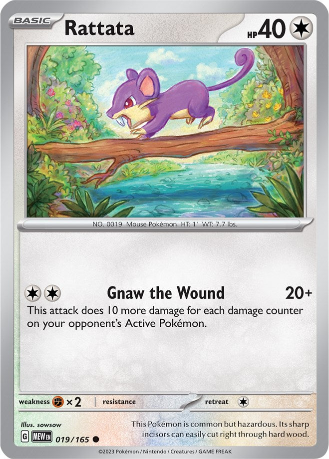 Rattata (019/165) [Scarlet & Violet: 151] | Rock City Comics