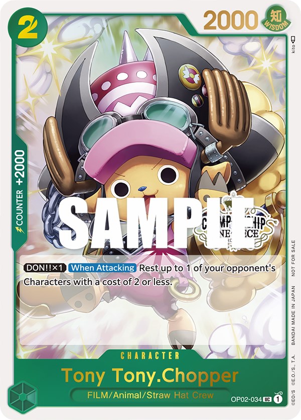 Tony Tony.Chopper (Store Championship Participation Pack) [One Piece Promotion Cards] | Rock City Comics