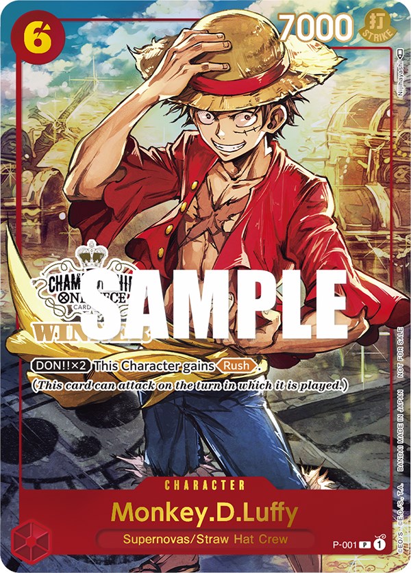 Monkey.D.Luffy (Store Championship Trophy Card) [One Piece Promotion Cards] | Rock City Comics