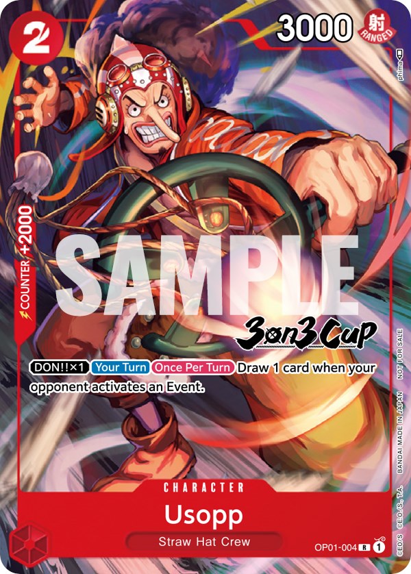 Usopp (3-on-3 Cup) [Participant] [One Piece Promotion Cards] | Rock City Comics