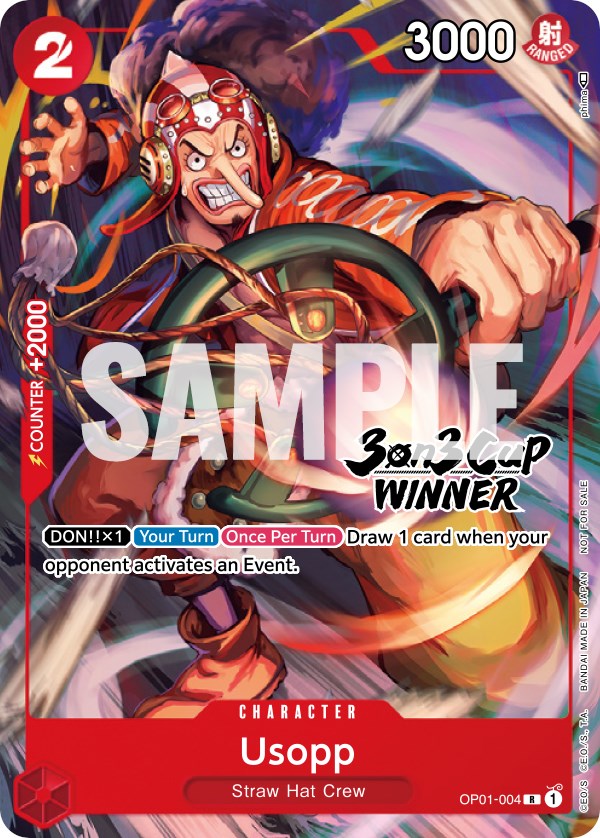 Usopp (3-on-3 Cup) [Winner] [One Piece Promotion Cards] | Rock City Comics