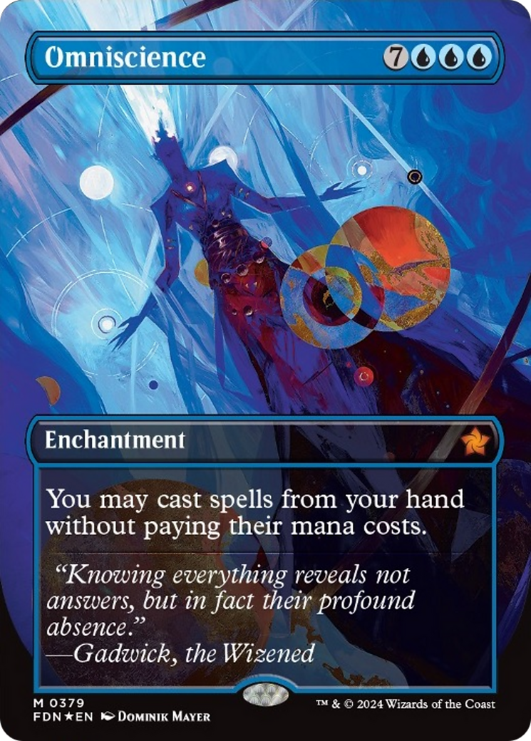 Omniscience (Borderless Mana Foil) [Foundations] | Rock City Comics