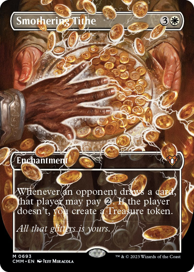 Smothering Tithe (Borderless Alternate Art) [Commander Masters] | Rock City Comics