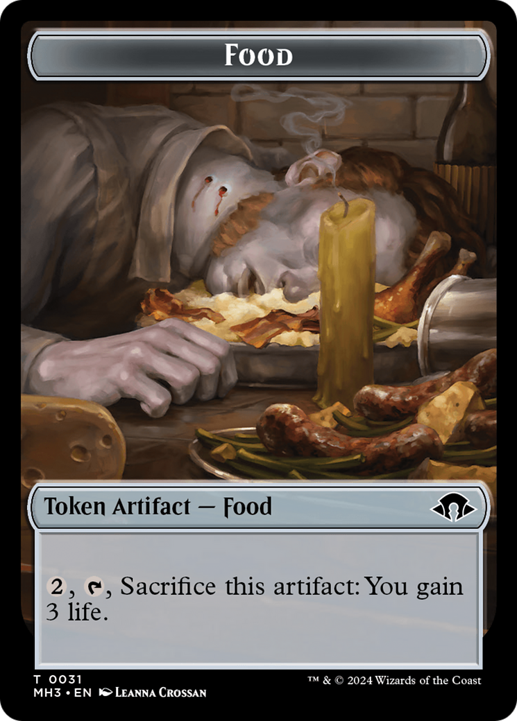 Eldrazi Spawn // Food Double-Sided Token [Modern Horizons 3 Tokens] | Rock City Comics