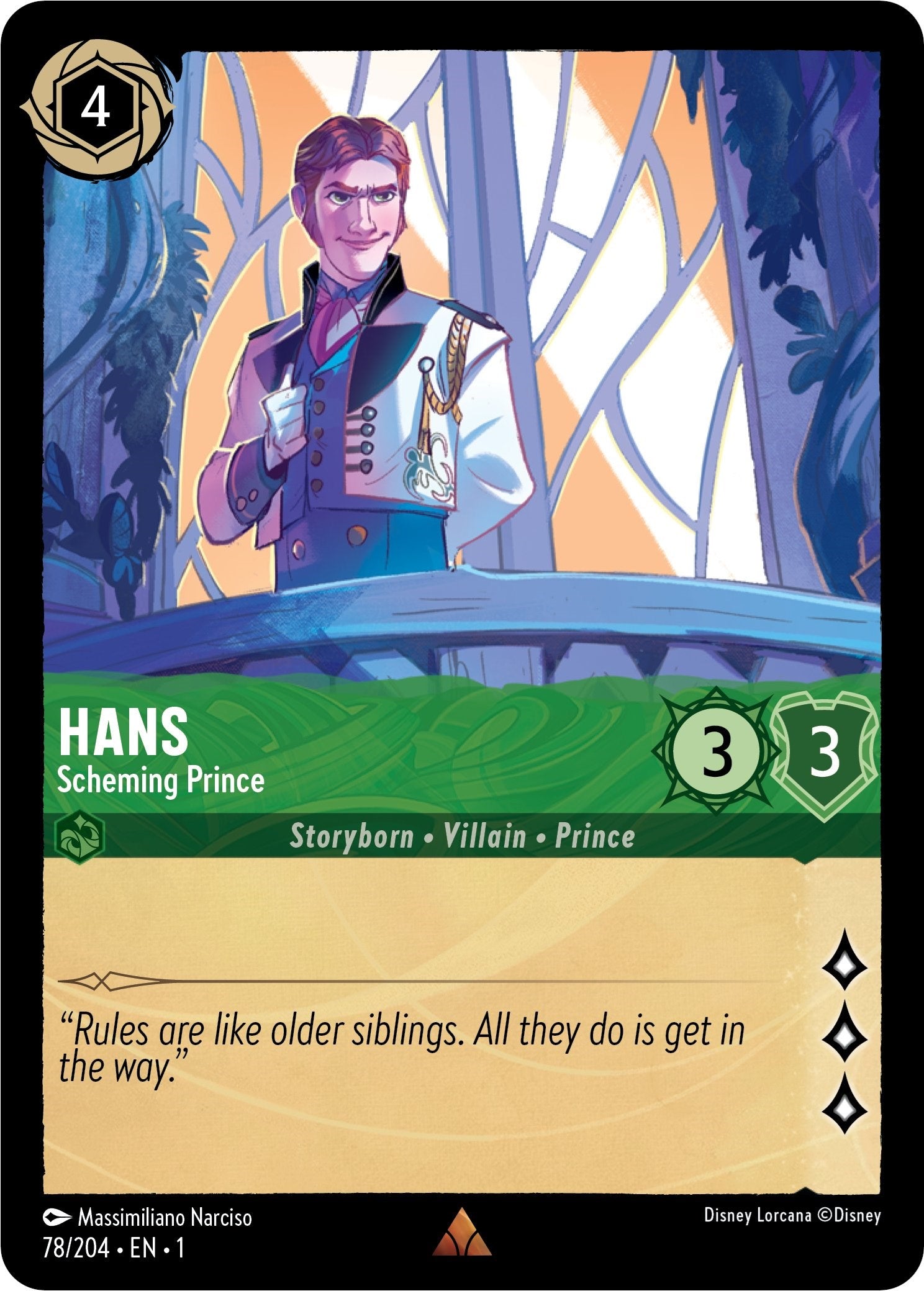 Hans - Scheming Prince (78/204) [The First Chapter] | Rock City Comics