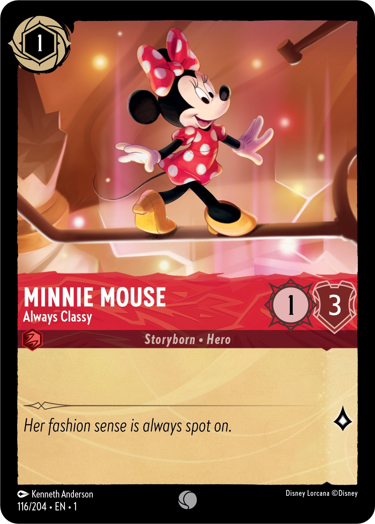 Minnie Mouse - Always Classy (116/204) [The First Chapter] | Rock City Comics