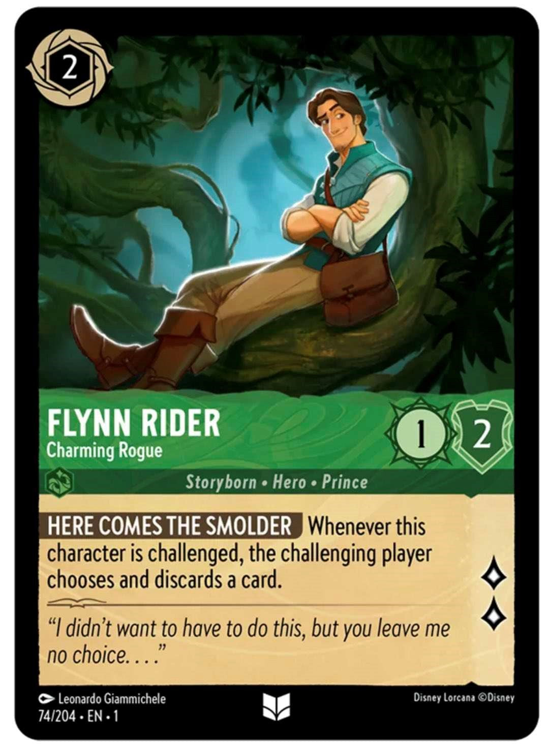 Flynn Rider - Charming Rogue (74/204) [The First Chapter] | Rock City Comics