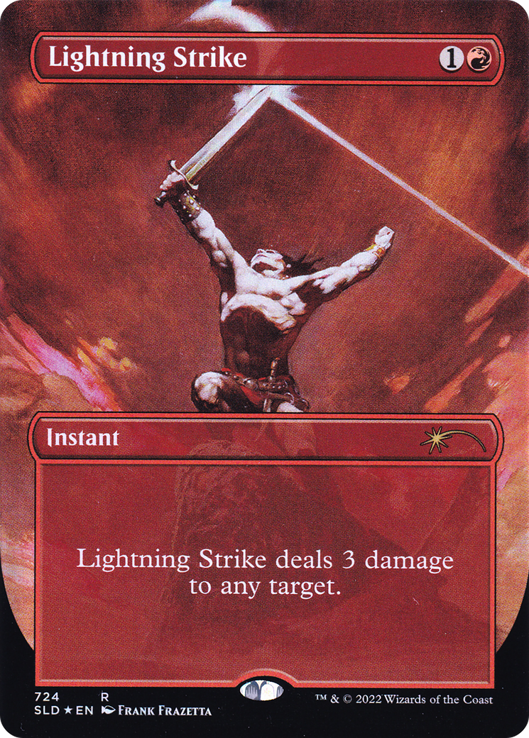 Lightning Strike (Borderless) [Secret Lair Drop Promos] | Rock City Comics