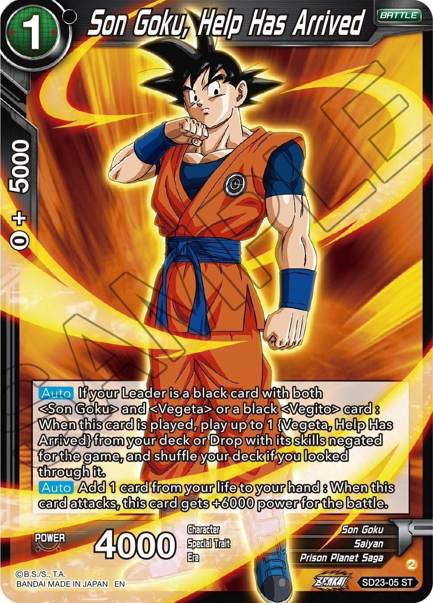 Son Goku, Help Has Arrived (SD23-05) [Critical Blow] | Rock City Comics