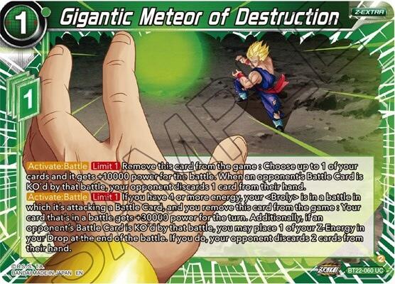 Gigantic Meteor of Destruction (BT22-060) [Critical Blow] | Rock City Comics