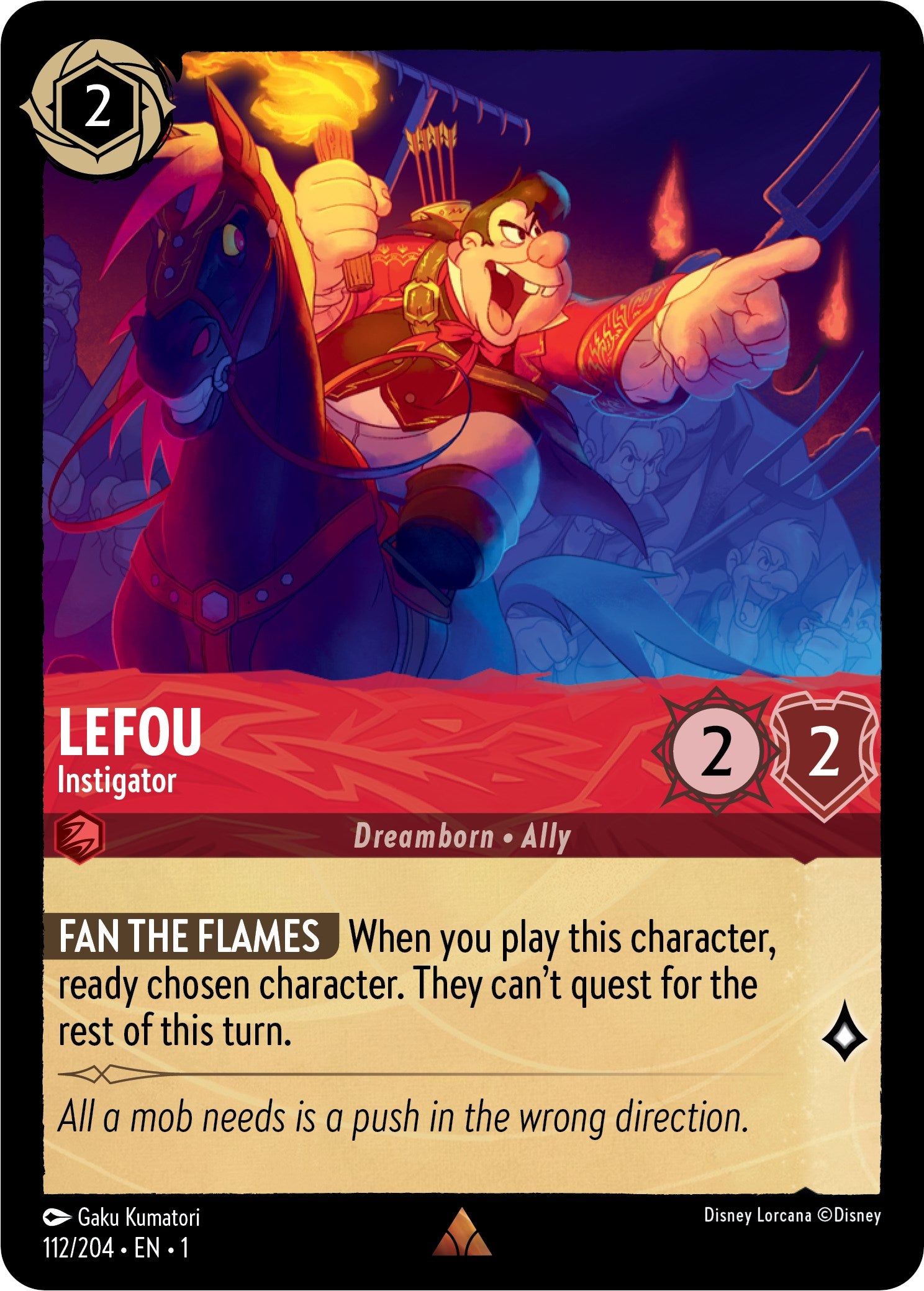 Lefou - Instigator (112/204) [The First Chapter] | Rock City Comics