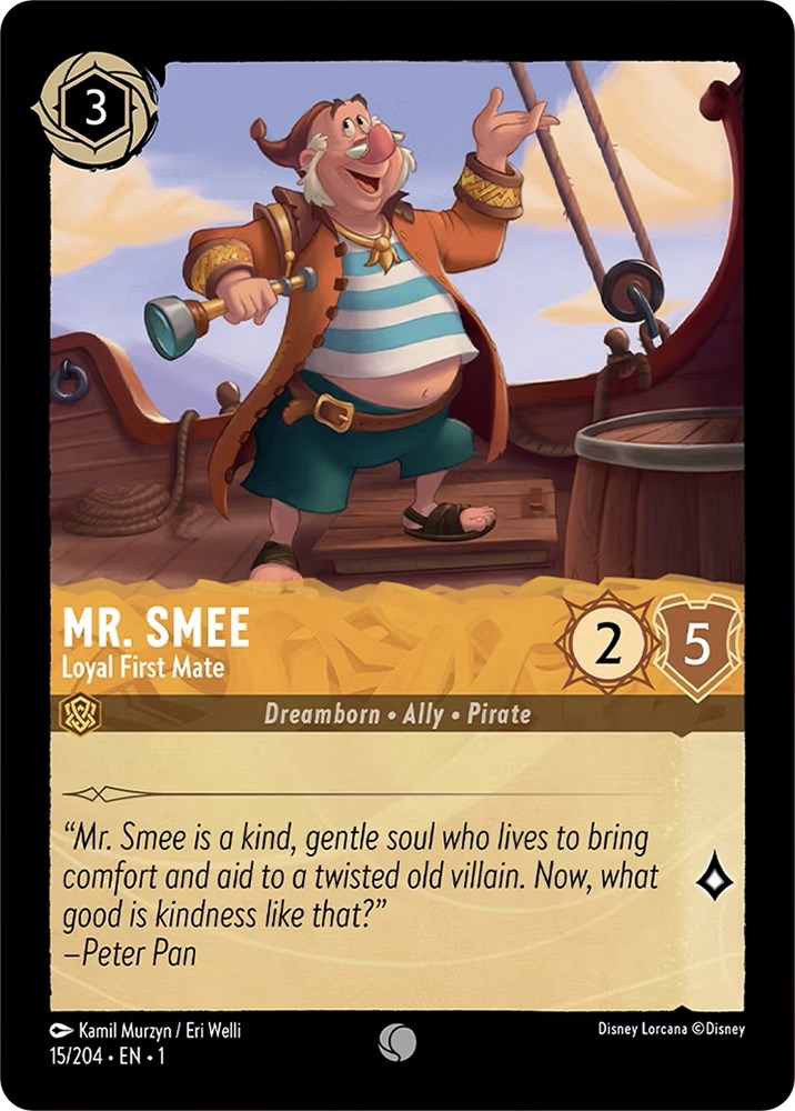 Mr. Smee - Loyal First Mate (15/204) [The First Chapter] | Rock City Comics