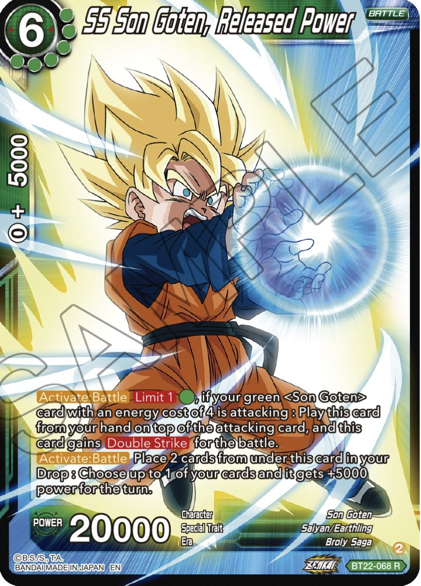 SS Son Goten, Released Power (BT22-068) [Critical Blow] | Rock City Comics