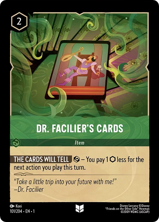 Dr. Facilier's Cards (101/204) [The First Chapter] | Rock City Comics