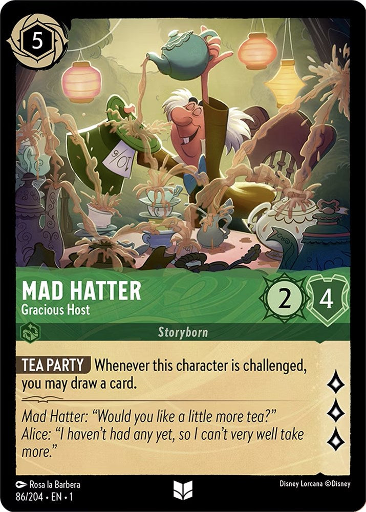 Mad Hatter - Gracious Host (86/204) [The First Chapter] | Rock City Comics