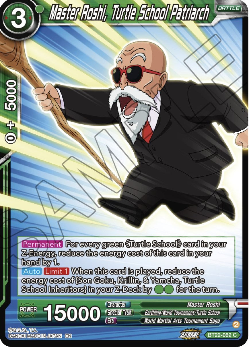 Master Roshi, Turtle school Patriarch (BT22-062) [Critical Blow] | Rock City Comics