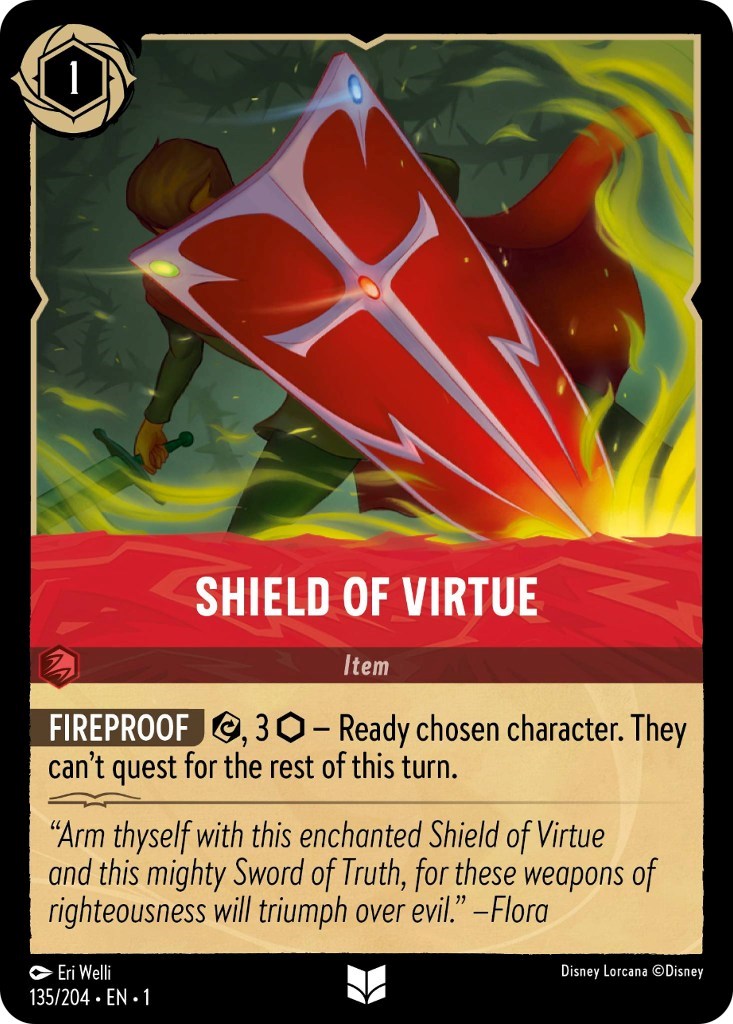 Shield of Virtue (135/204) [The First Chapter] | Rock City Comics