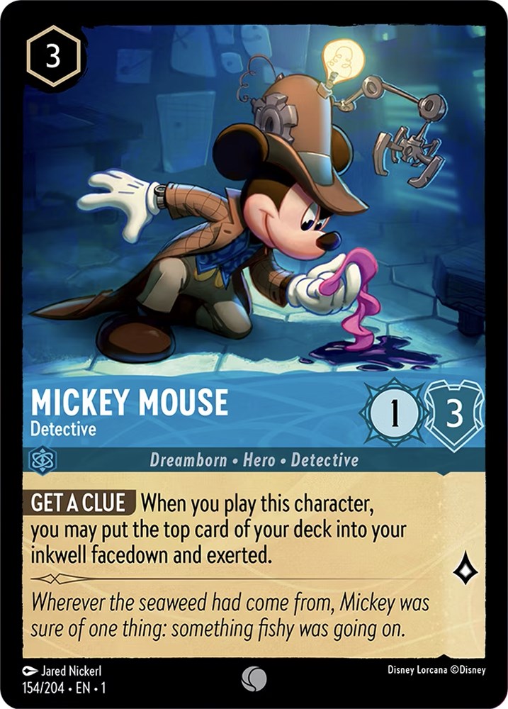 Mickey Mouse - Detective (154/204) [The First Chapter] | Rock City Comics