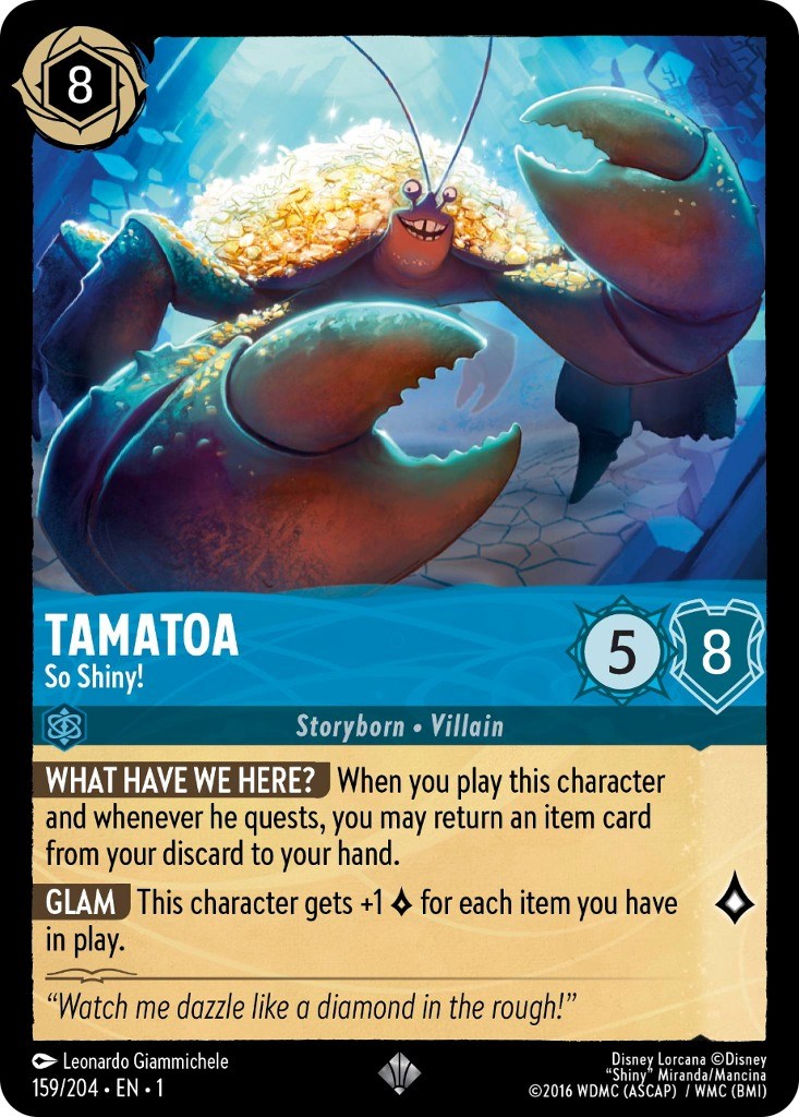 Tamatoa - So Shiny! (159/204) [The First Chapter] | Rock City Comics