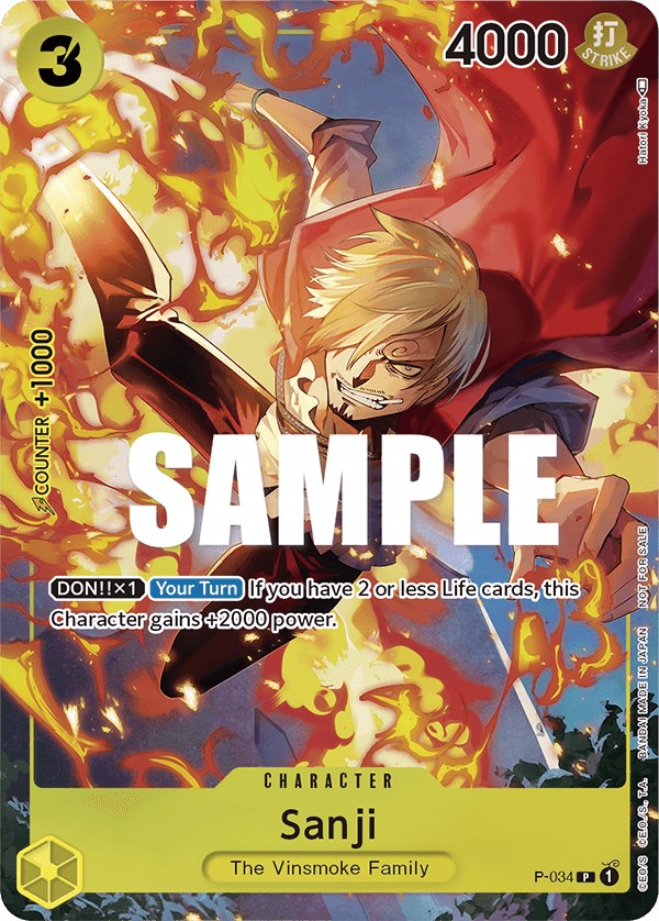 Sanji (Event Pack Vol. 2) [One Piece Promotion Cards] | Rock City Comics