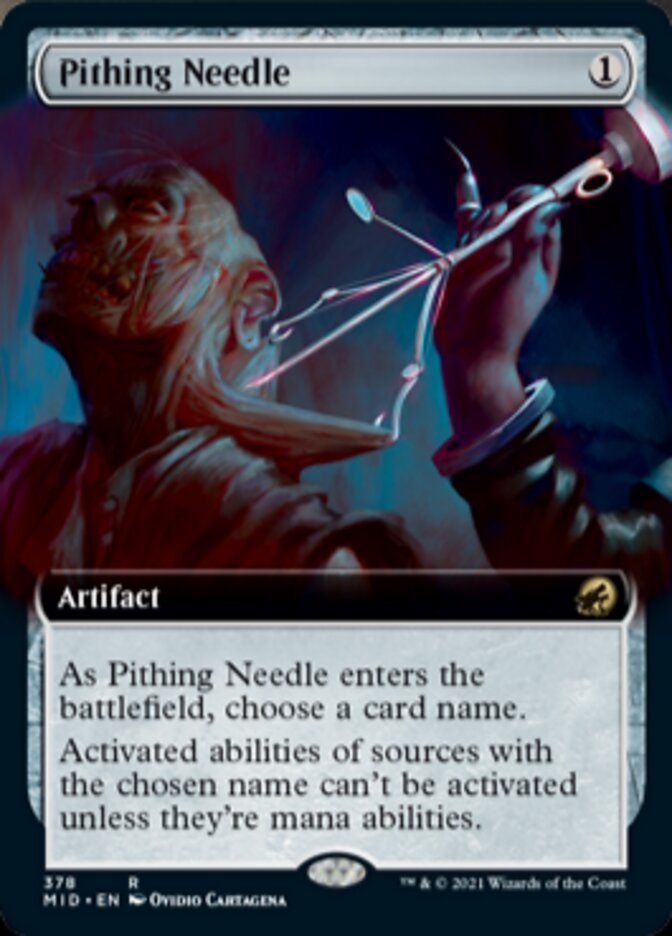 Pithing Needle (Extended Art) [Innistrad: Midnight Hunt] | Rock City Comics