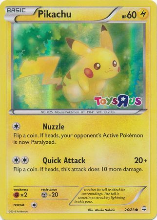 Pikachu (26/83) (Toys R Us Promo) [Miscellaneous Cards] | Rock City Comics